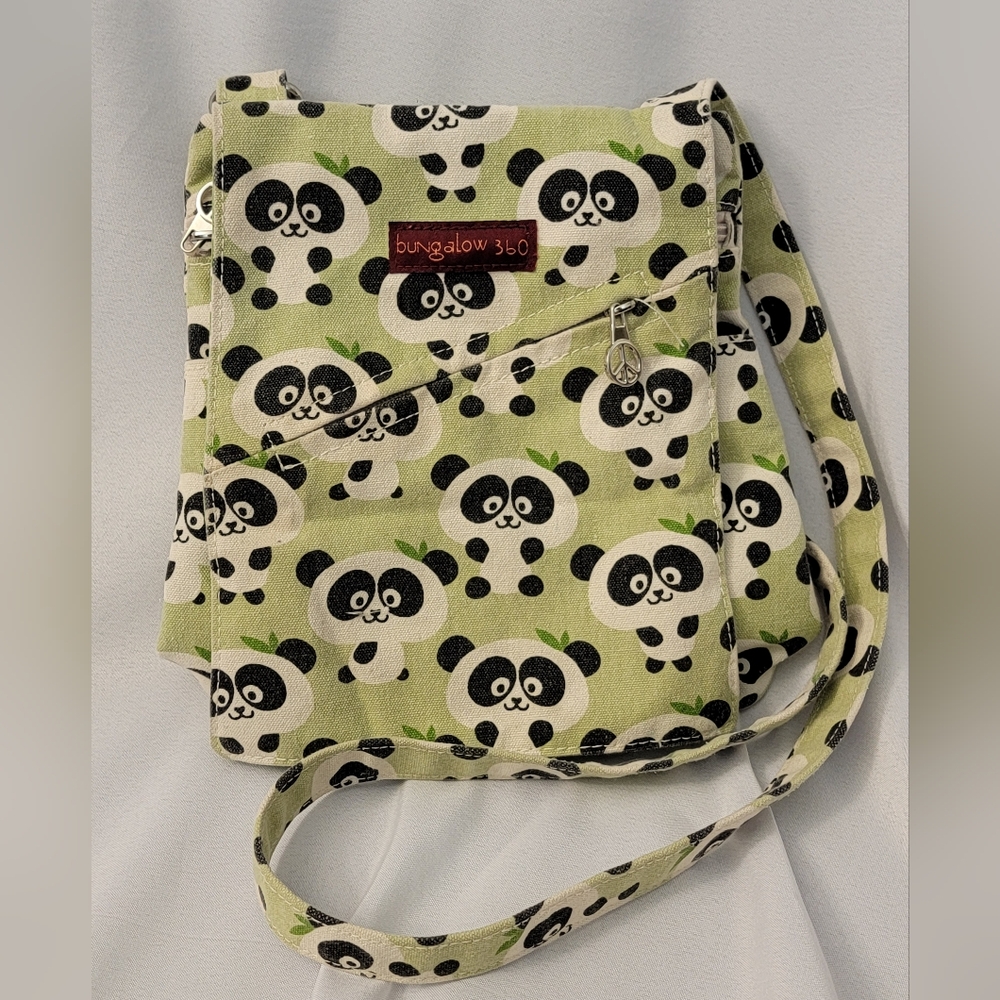 Bungalow 360 Panda Crossbody Messenger Bag